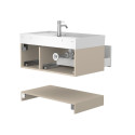 Тумба підвісна DUO Кашемір з умивальником SOUL 900