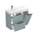 Тумба підлогова ALBA Лагуна з умивальником VIOLA 1000 L