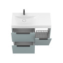 Тумба підлогова ALBA Лагуна з умивальником VIOLA 1000 L