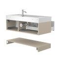 Тумба підвісна DUO Кашемір з умивальником SOUL 1200