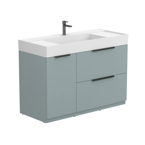 Тумба підлогова ALBA Лагуна з умивальником SOUL 1200