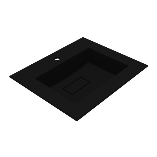 Умивальник ERICA 600 MIRASTONE BLACK SHINE