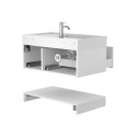 Тумба підвісна DUO Біла з умивальником SOUL 900