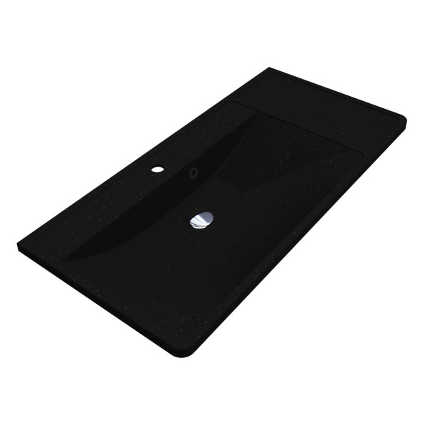 Умивальник SACRAMENTO MIRASTONE BLACK SHINE