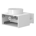 Тумба підвісна CLOUD 600 МДФ фарбований Білий 0300n, soft-touch з умивальником BERGAMO
