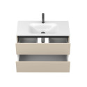 Тумба підвісна NATURA кашемір, МДФ, з умивальником JESSEL 900