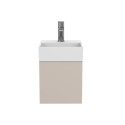 Тумба підвісна MINIMA сіра з умивальником TONI 300