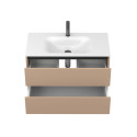 Тумба підвісна NATURA капучіно, з умивальником JESSEL 900