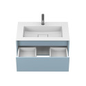 Тумба підвісна UNO блакитна з умивальником ERICA 800