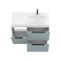 Тумба підлогова ALBA Лагуна з умивальником VIOLA 1000 R