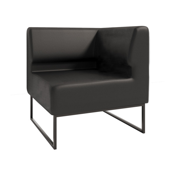 Диван Лаунж Комплектація Кутовий Каркас Чорний Оббивка Роккі 100