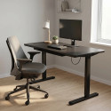 Регульований Стіл StandUp Black Glass 1200 х 600 BST-11 new