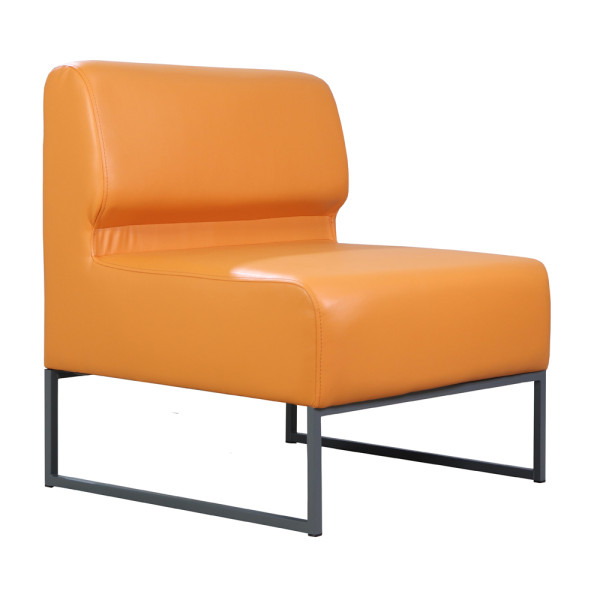 Диван Лаунж Одинарний зі спинкою Роккі 47 + Сірий