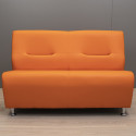 Диван Смарт комплектація Подвійний оббивка Софітель 09 Оранж Фрут