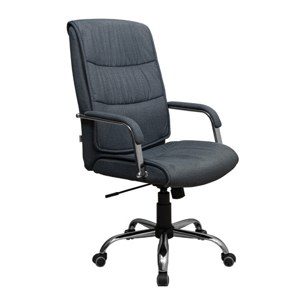 Крісло Торонто Ю Комплектація Хром П5 Механізм M-1 (Tilt) Оббивка Монза 106 Блуберрі