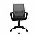 Крісло Фрайдей Комплектація Пластик Механізм М-1 (Tilt) Оббивка Сітка Чорна/Сіра