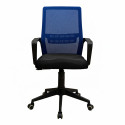 Крісло Фрайдей комплектація Пластик механізм М-1 (Tilt) оббивка Сітка чорна/синя