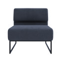 Диван Лаунж Комплектація Одинарний Зі Спинкою Каркас Чорний Оббивка Сімпл 54