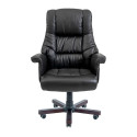 Крісло Richman Конгрес Вуд M-2 Широкий (Anyfix Wide) Шкіра Люкс Чорна