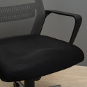 Крісло Фрайдей комплектація Хром механізм М-1 (Tilt) оббивка Сітка чорна/сіра