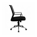 Крісло Фрайдей комплектація Хром механізм М-1 (Tilt) оббивка Сітка чорна/сіра