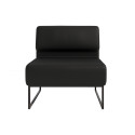 Диван Лаунж Комплектація Одинарний Зі Спинкою Карас Чорний Оббивка Палаззо Блек