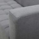 Диван Спейс Комплектація Потрійний 1.95 На Металокаркасі Чорний Оббивка Сімпл 27