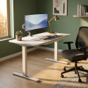Регульований Стіл StandUp White Glass 1200 х 600 BST-12 new
