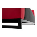 Диван Спейс Комплектація Потрійний 1.95 На Металокаркасі Чорний Оббивка Флай 2210/2230