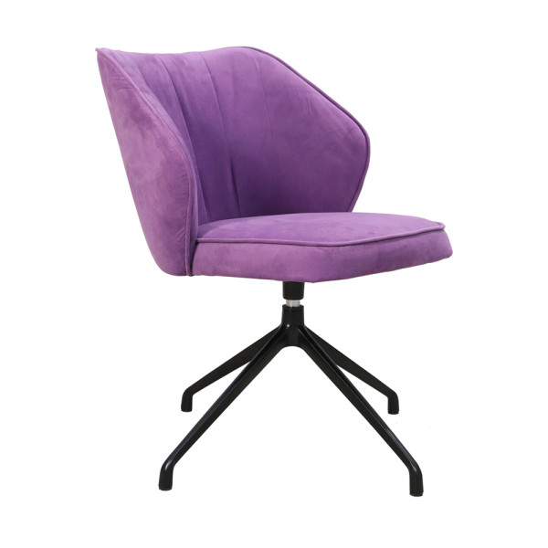 Стілець Томмі комплектація Стар-4 Ніжки Чорні оббивка Трініті 11 Перпл