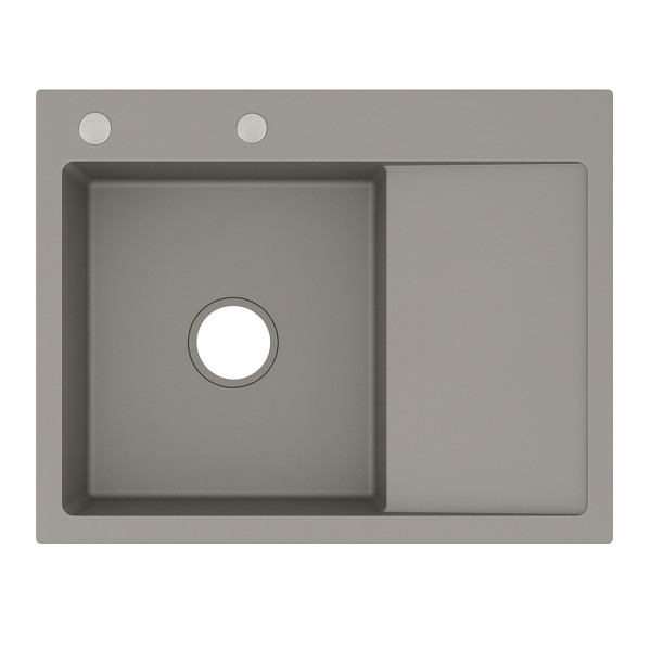 Мийка для кухні інтегрована VENTA Gray 630x500 BVM6350G