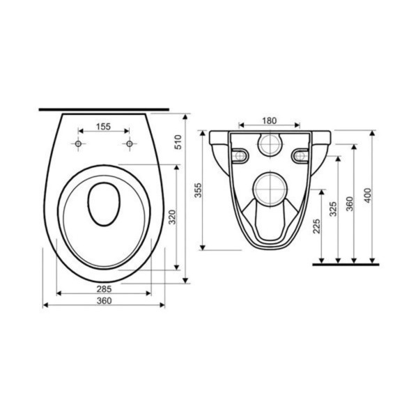 Унітаз підвісний Kolo IDOL M1310000U