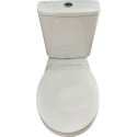 Унітаз-компакт PEARL PRIMA безобідковий з поліпропіленовим сидінням Soft-Close