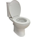 Унітаз-компакт PEARL PRIMA безобідковий з поліпропіленовим сидінням Soft-Close