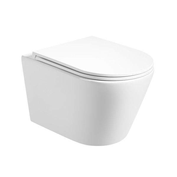 Унітаз підвісний VENTA EDGE 490x360x370 Rimless