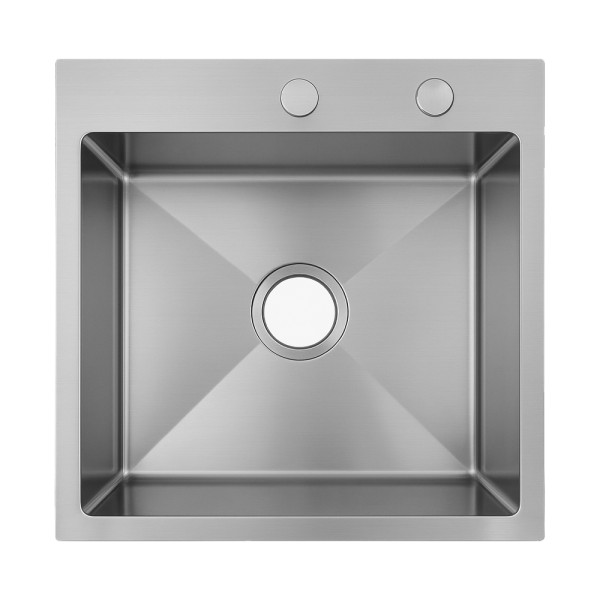 Мийка для кухні інтегрована VENTA Brushed 500x500 BVM5050