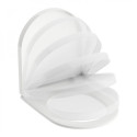 Сидіння з кришкою для унітазу Ravak Uni Chrome 02A white X01549