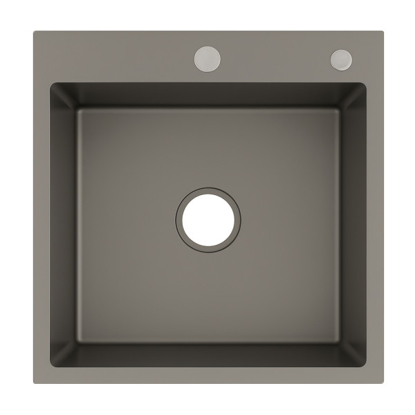 Мийка для кухні інтегрована VENTA Gray 500x500 BVM5050G