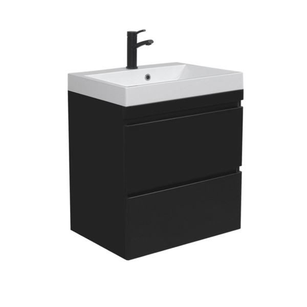 Тумба Lambert Black під умивальник Varna 800 з ящиками