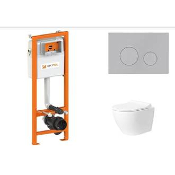 Інсталяція KK Pol SPP/111/0/K + унітаз VENTA URBAN + клавіша змиву