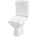 Унітаз-компакт Cersanit CARINA 011 CCKZ1012973103 горизонтальний / нижній/дюропласт/мікроліфт