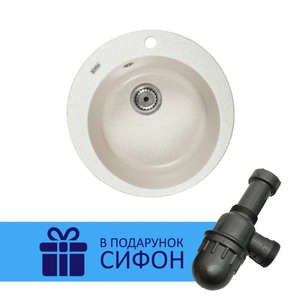 Кухонна мийка Ventolux FABIA (YELLOW SAND) 500x200