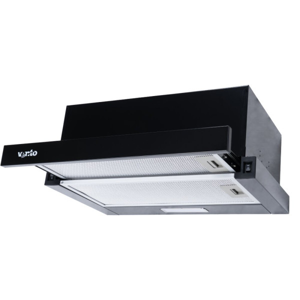 Витяжка GARDA 50 BK (700) LED 2S