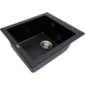 Кухонна мийка Ventolux AMORE (BLACK QUARTZ) 500x410x190