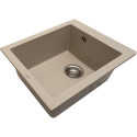Кухонна мийка Ventolux AMORE (SAND QUARTZ) 500x410x190