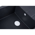 Кухонна мийка Ventolux DIAMANTE (BLACK MATT QUARTZ) 765х485х200