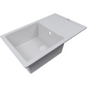 Кухонна мийка Ventolux DIAMANTE (WHITE QUARTZ) 765х485х200