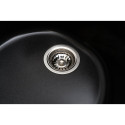 Кухонна мийка Ventolux FABIA (BLACK MATT QUARTZ) D510x180
