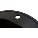 Кухонна мийка Ventolux FABIA (BLACK MATT QUARTZ) D510x180