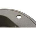 Кухонна мийка Ventolux FABIA (GRAY QUARTZ) D510x180